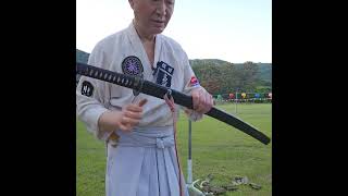 K9 sword Test Tameshigiri honsanmai katana 한국인 다중접합구조방식 도검 사인도 K9 sword [upl. by Cynde]