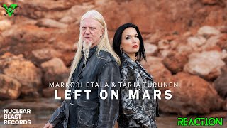 MARKO HIETALA amp TARJA TURUNEN  Left On Mars Reaction [upl. by Thaine867]