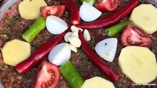 HATAY’IN ORİJİNAL TEPSİ KEBABI SİNİ KEBAP TARİFİ [upl. by Mal957]