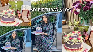 My birthday vlog🎂🎉grwm يوم عيد ميلادي😍الهدايا لي وصلوني🎉فرحت واسي بداكشي لي كنبغي [upl. by Aiekan]