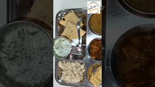 lunch thali ideas । thali । thali ideas shortsfeed food lunch [upl. by Adlesirk]