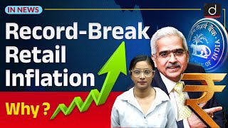 Retail Inflation  Reasons and Consequences  InNews  Drishti IAS English [upl. by Ennaxxor]