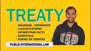 Treaty  Public International Law [upl. by Bixby]