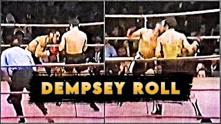 Dempsey Roll in real life Jack Dempsey Takeshi Fuji Mike Tyson [upl. by Hembree]