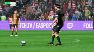 Doncaster Rovers vs Hull City My reactions and comments game EA FC 24 [upl. by Goggin381]