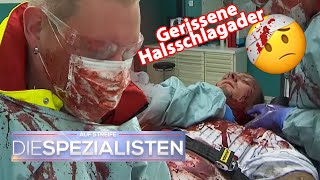 🩸😱So viel BLUT  Mann wird mit gerissener HALSSCHLAGADER notoperiert ​ Die Spezialisten  SAT1 [upl. by Cal825]