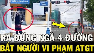 Ham hố NHẬN THƯỞNG người dân ĐỔ XÔ ra ngã 4 GHI HÌNH người RẼ PHẢI khi đèn đỏ BẤT CHẤP NẮNG MƯA [upl. by Eniloj]