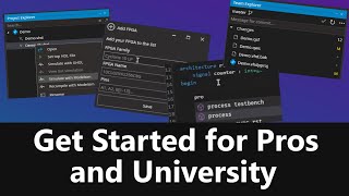 VHDPlus IDE for Pros and University with VHDL or Verilog [upl. by Eemla375]