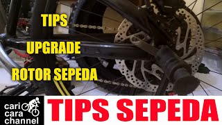 TIPS UPGRADE UKURAN ROTOR DISC BRAKE  REM CAKRAM [upl. by Tonia388]