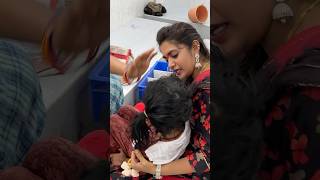 నా చిట్టితల్లికి గుండు చేయిద్దాం అని… shortvideos minicontent viralvideos shorts teluguvlogs [upl. by Jobey937]