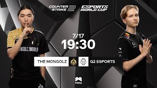 MONGOLZ vs G2  EWC 2024  Opening stage  BO3  MN cast [upl. by Odareg]