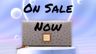 Dooney and Bourke  SLG Tour  Ostrich Foldover Wallet [upl. by Mya]