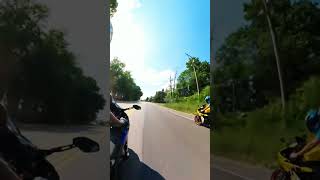 When you get a cramp in your leg while riding the motorcycle how bad is it gsxr1000 bmws1000rr [upl. by Raynard]