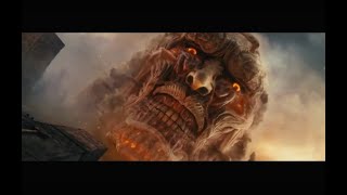 Attack On Titan Part 1 Clip Colossal Titan Appears [upl. by Arola]