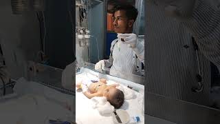 Newborn baby being fed milk 🍼🍼youtubeshorts nursing medical ne [upl. by Enttirb]