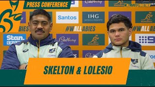 Will Skelton amp Noah Lolesio  Wallabies [upl. by Annonyw704]