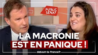 La Macronie est en panique  Nicolas DupontAignan sur Public Sénat [upl. by Hakim]