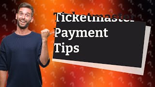 Can you pay with multiple cards on Ticketmaster [upl. by Averi]