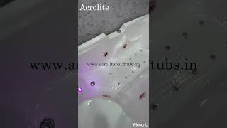 Jacuzzi bathtub With Rosegold Fitting  Model No509  Category  D [upl. by Araihc]