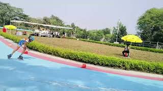 Chhattisgarh 17th state roller skating championships race 1 lap race 1 [upl. by Ayikahs]