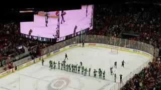 2020 Carolina Hurricanes WHALERS NIGHT Brass Bonanza [upl. by Leeda]