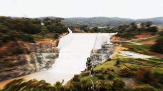 Googong Dam Spillway in action [upl. by Dragelin]