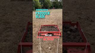 Paddock Blade Anybody can use it for clean horse farm grass ground PaddockBlade [upl. by Ayokal]