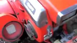 耕耘機 クボタ KUBOTA old rotary tiller T55 55HP LG2102T run クボタT55耕耘機 [upl. by Aicissej71]