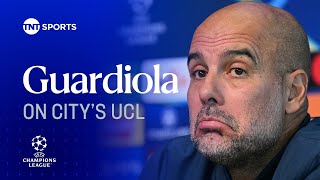 Pep Guardiola on Manchester Citys Champions League Campaign 🔵 [upl. by Lowson]