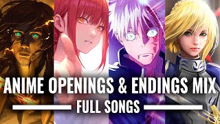 Anime Openings amp Endings Mix Full Songs [upl. by Gilbye]