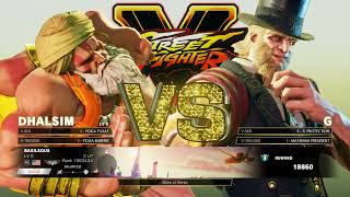 Street Fighter V PC Arcade  Dhalsim Street Fighter V [upl. by Lairbag]