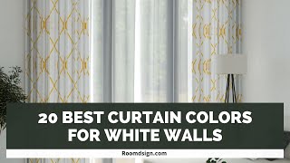 What Color Curtains go with White Walls [upl. by Lever467]