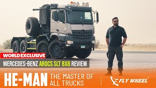 Mercedes Benz Arocs 4663 SLT 8x8 Truck Review  HEMAN among Trucks  Flywheel by Hani Musthafa [upl. by Marcella]