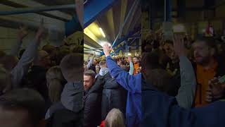 Oldham Athletic fans heading into Prenton Park Vs Tranmere Rovers FA CUP 21124 202425 [upl. by Eneluj405]