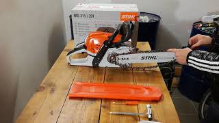 UNBOXING Chainsaw Stihl MS 391 [upl. by Lramaj]