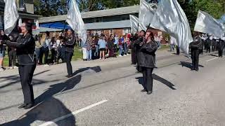 SIU Homecoming Parade 2021 Carbondale HS Marching Terriers [upl. by Oiruam741]