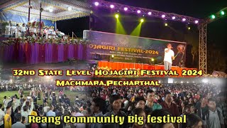 32nd State Level Hojagiri Festival 2024Ramguna playground Machmara Pecharthal [upl. by Neva]