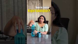 How To Choose Right Exfoliator For Face  Exfoliator For Oily Skin Dry Skin amp Acne Skin shorts [upl. by Selwin425]