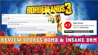 Borderlands 3 Reviews TANK amp Ridiculous Internet Hogging DRM [upl. by Bannerman]