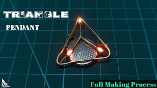 How To Make TRIANGLE PENDANT With SMD LED 1206 Package [upl. by Beltran]