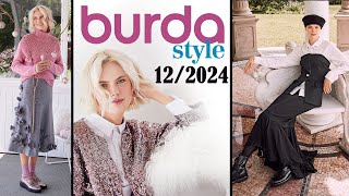 Burda 122024 full PHOTOS AND TECHNICAL DRAWINGS Burda Style 12 2024 [upl. by Oirifrop]