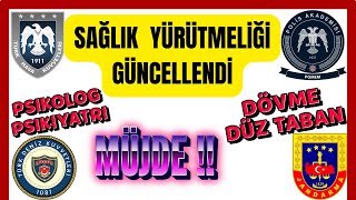 SAĞLIK YÖNETMELİĞİ GÜNCELLENDİ ✅  TSK JANDARMA  ✅ TÜM DETAYLAR ✅ [upl. by Nnael894]