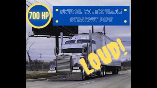 LOUD 700HP CAT BRUTAL EXHAUST  LOUDEST KW W900  JAKING SHIFTING AND MAKING THAT NOISE  ASMR [upl. by Bordiuk]