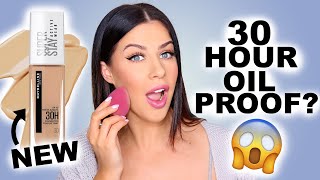 I TESTED THE NEW MAYBELLINE 30 HOUR FOUNDATION IS IT WORTH THE HYPE [upl. by Gerc]