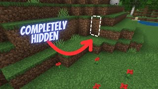 Simple Undetectable Hidden Redstone Door Minecraft 120 [upl. by Anaxor225]