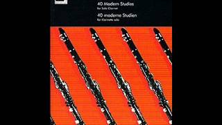 Dais Surprise No 23 from James Rae40 Modern Studies for Solo Clarinet [upl. by Odranar]