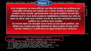 Réinitialiser le mot de passe windows perdu xpvista78 [upl. by Davina469]