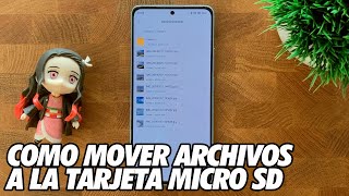 Como Mover Archivos a la Tarjeta Micro SD en un Telefono Xiaomi [upl. by Dralliw331]