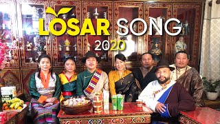 Tibetan Losar Song  ང་ཚོ་བོད་ཀྱི་ལོ་གསར།་ Tsering Gyurmey  Karma Tseten  Various Tibetan Artist [upl. by Zerla479]