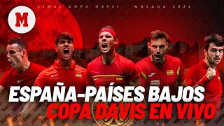 EN DIRECTO I Copa Davis España  Países Bajos juega Nadal en vivo I MARCA [upl. by Rubenstein]